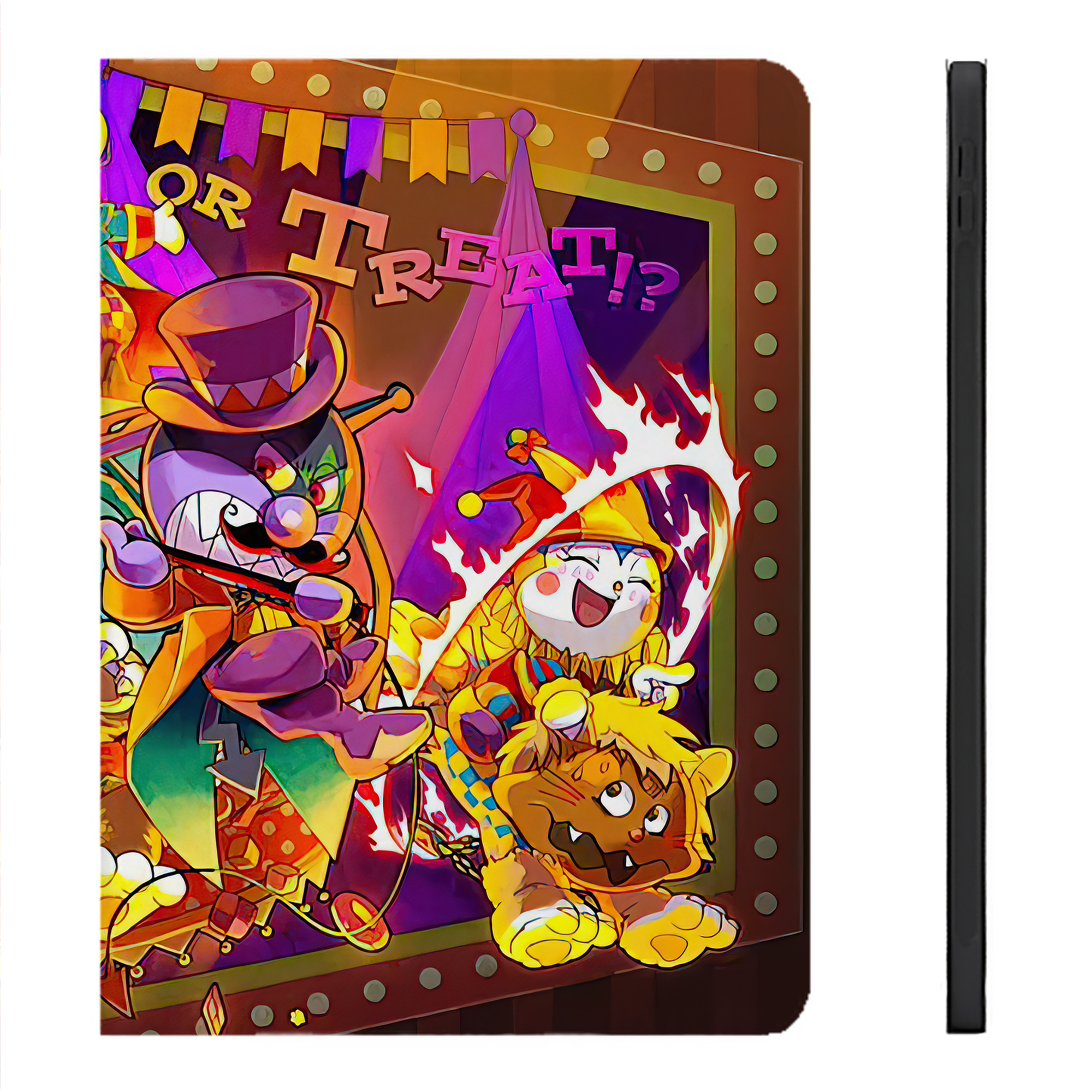 （画像用） アンパンマン Anpanman IPadケース ペンホルダー付き ブックスタイルデザイン